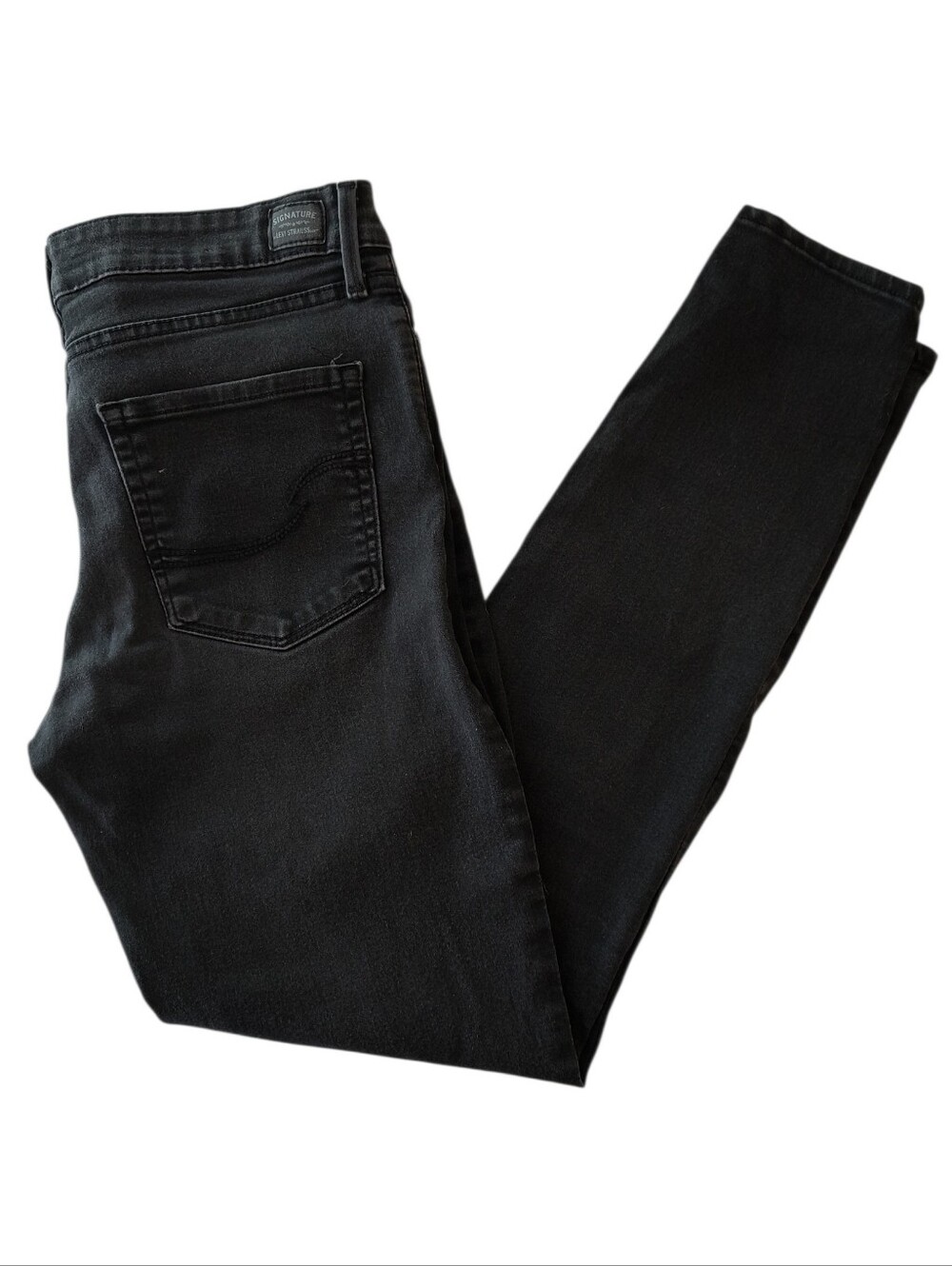 Signature By Levi Strauss Black Modern Skinny Jeans Size 6